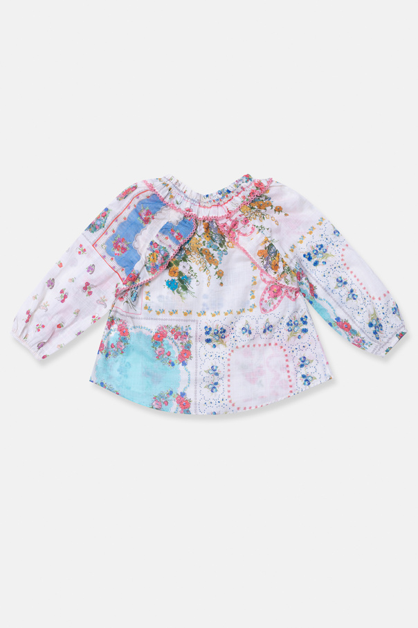Zimmermann Kids Top with floral motif