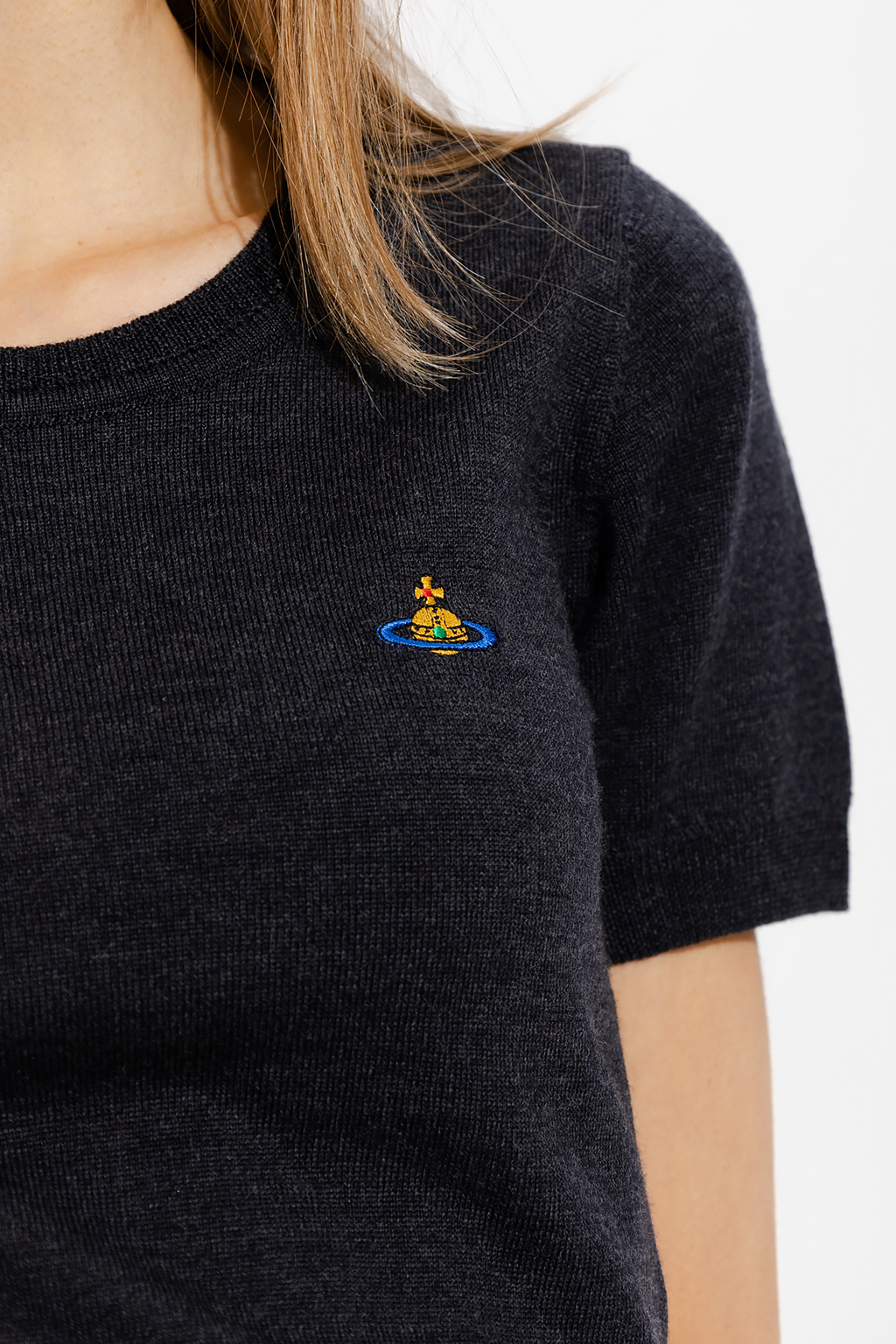 Vivienne Westwood Wool top with logo | Women's Clothing | Vitkac