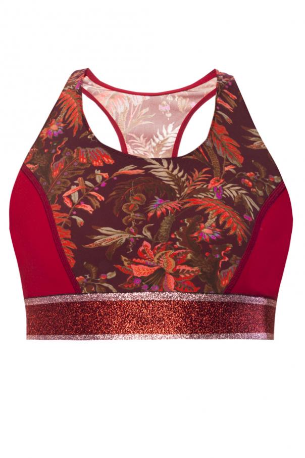 patterned sports bra