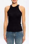 TOTEME BLACK Ribbed tank top