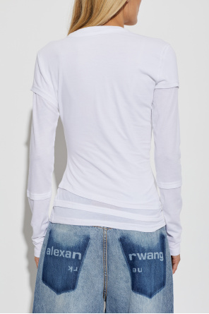 Alexander Wang T-shirt de manga comprida