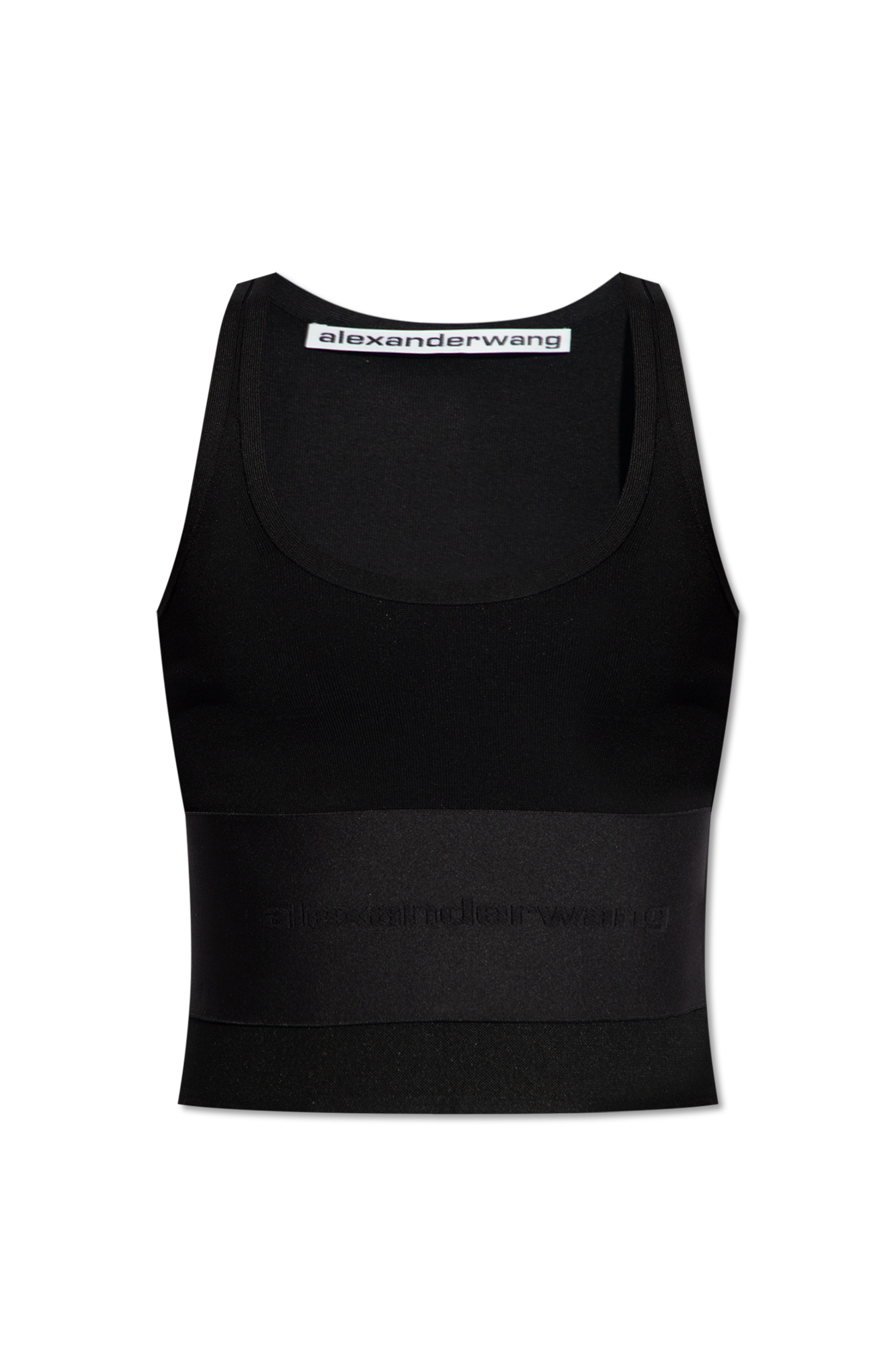 Black Short top with logo T by Alexander Wang - Vitkac Canada