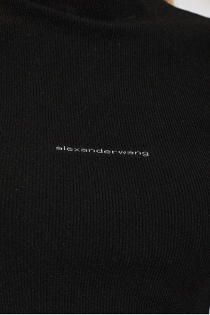 Alexander Wang Top de gola alta