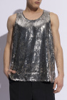 Comme des Garçons Black SILVER Sequin Top
