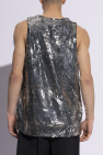 Comme des Garçons Black SILVER Sequin Top