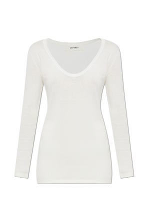 Top with cashmere blend 