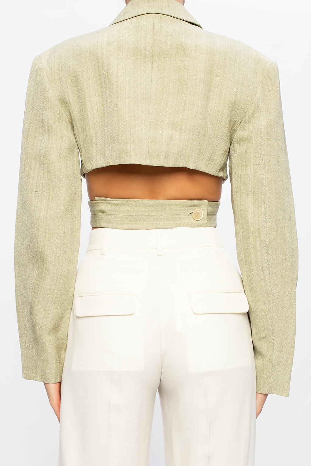 jacquemus cropped blazer