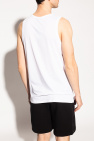 Emporio Armani WHITE Branded tank top