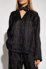 TOTEME BLACK Silk pyjama top