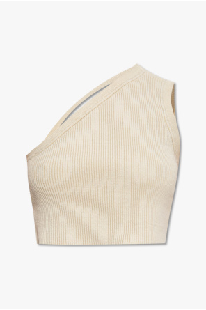 padlock-harness long-sleeved shirt