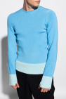 Jacquemus COLLUSION textured knitted hoodie & shorts co-ord in blue