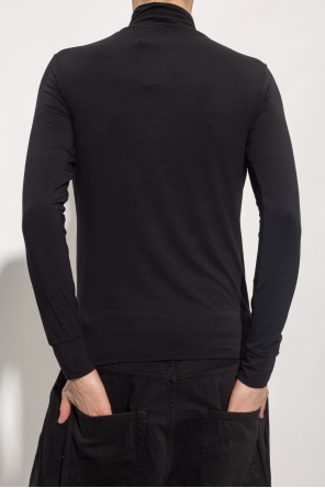 Raf Simons Turtleneck studded sweater with logo