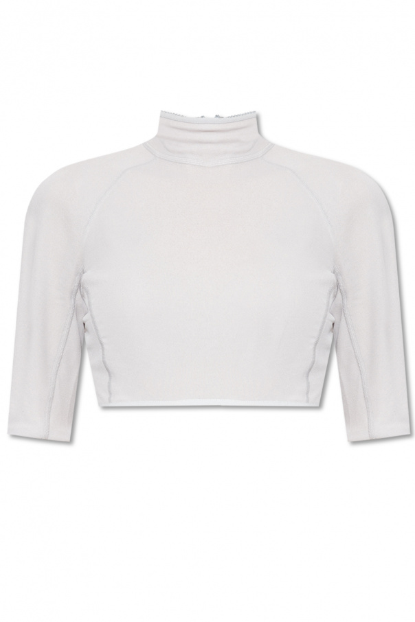 Jacquemus Cropped top with standing collar