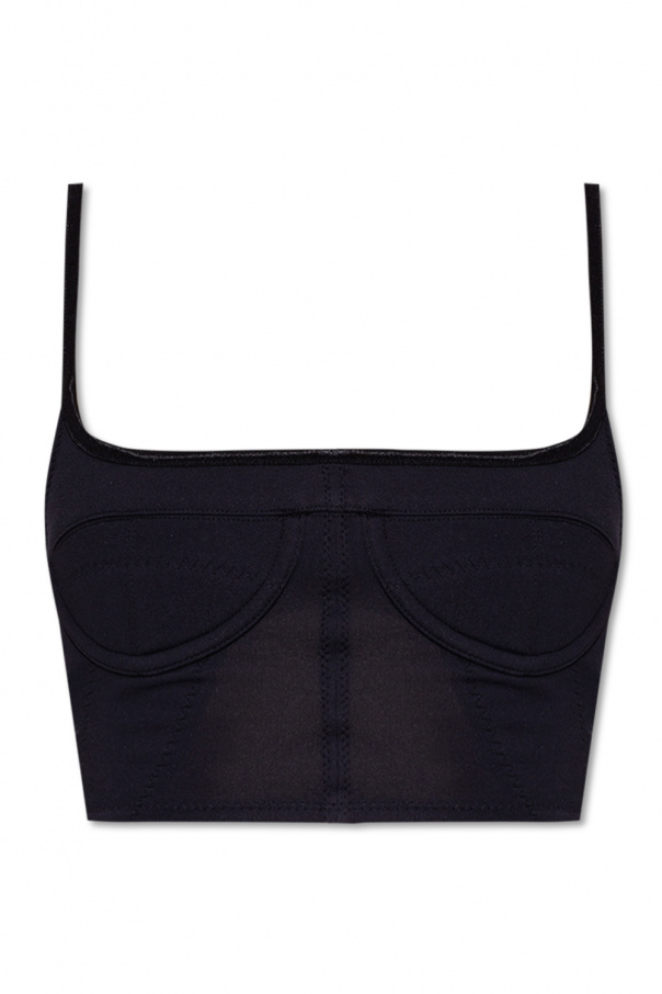 Jacquemus Dion Lee cutout buckle-embellished shirt
