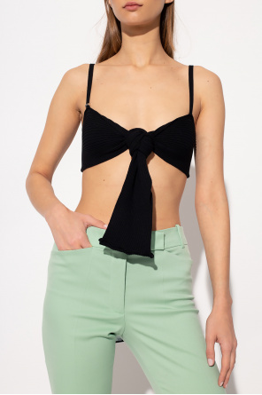 The Attico Top with tie detail