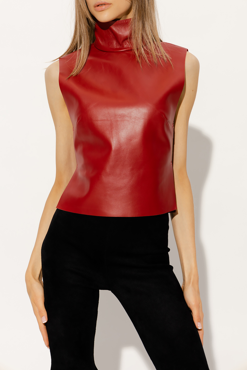 Dries Van Noten Leather top