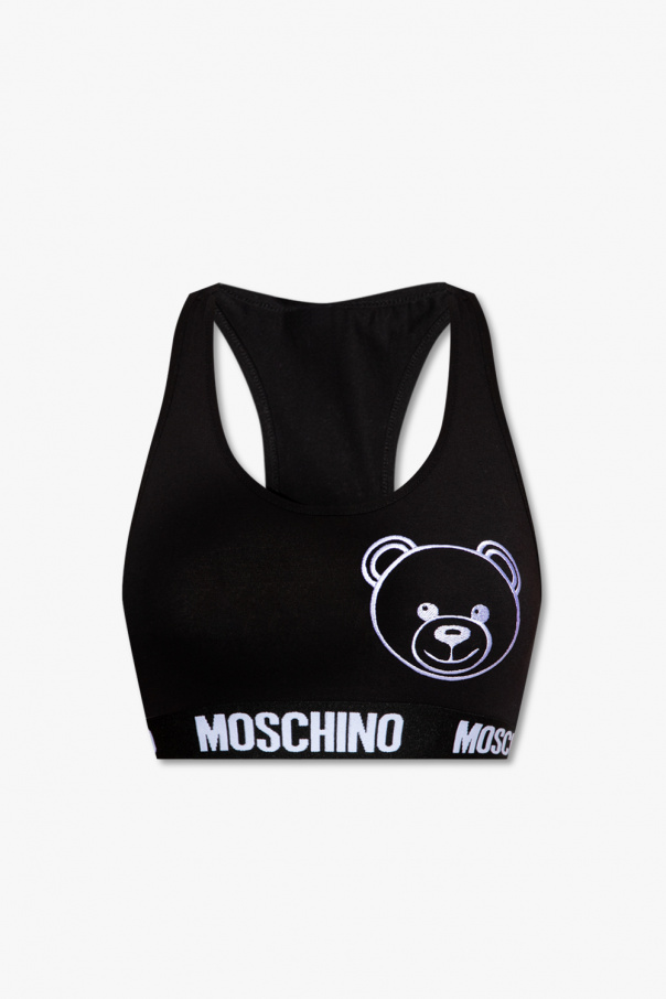 Moschino Crop top with logo