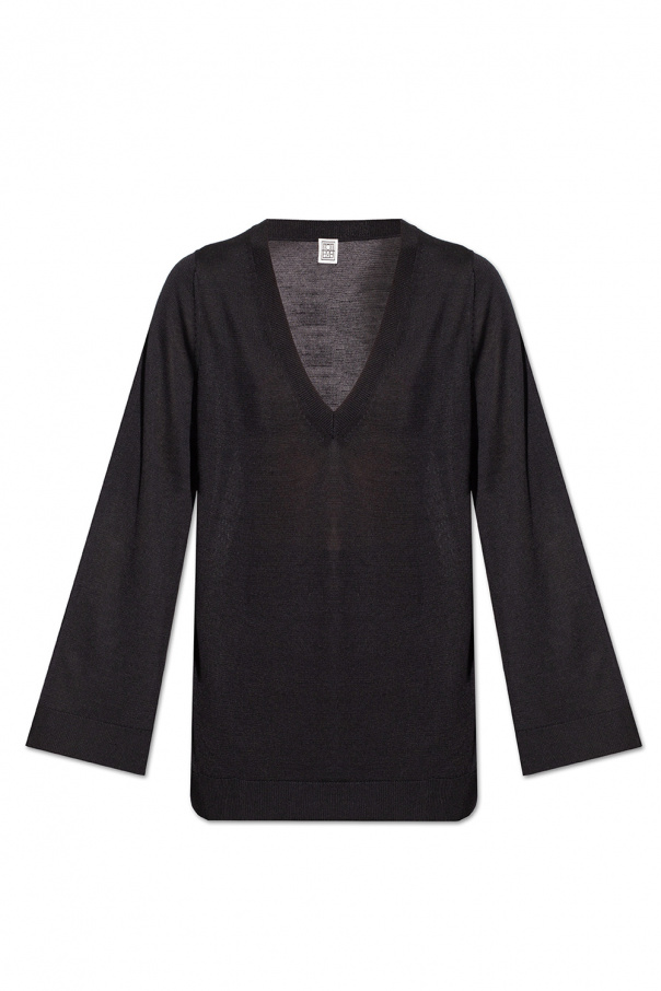 TOTEME Silk DH0338-010 sweater