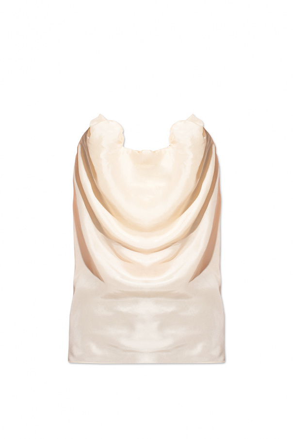 Totême Silk off-the-shoulder top