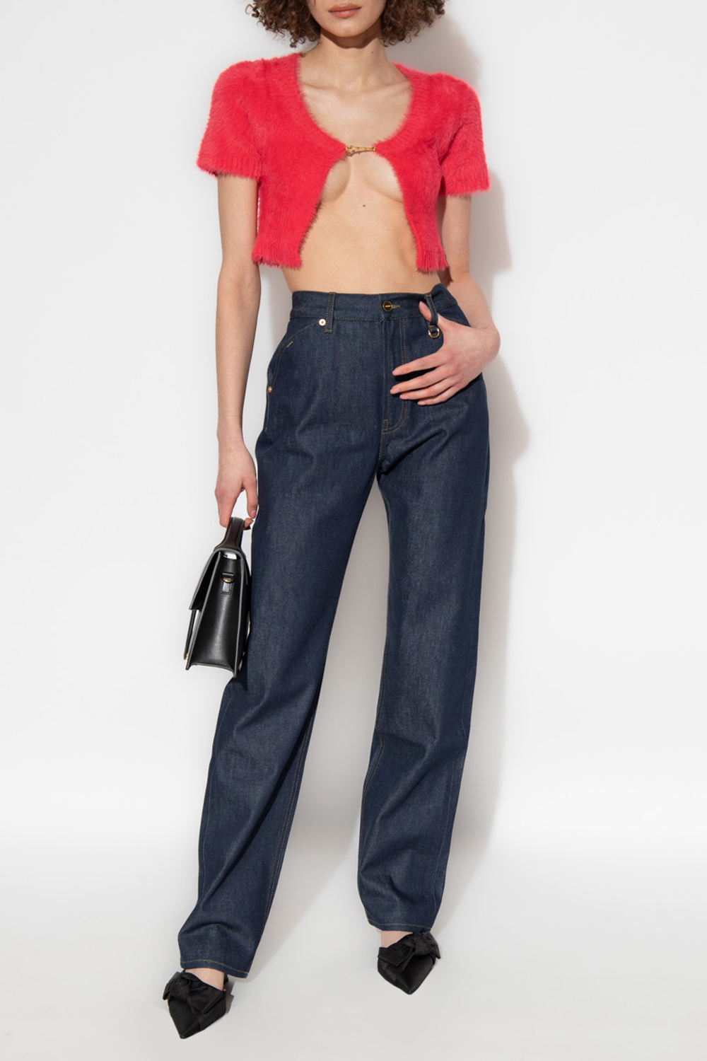 Jacquemus ‘Neve’ cropped top with logo