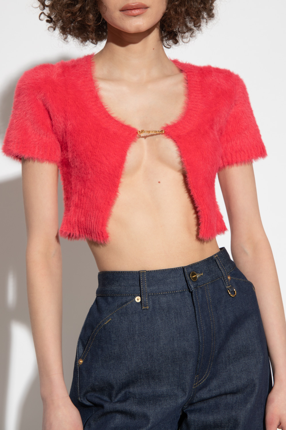 Jacquemus ‘Neve’ cropped top with logo