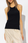 TOTEME BLACK Ribbed tank top