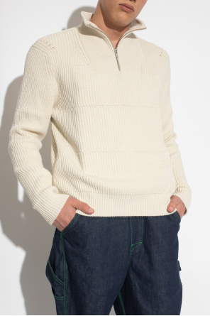 Jacquemus ‘Doce’ sweater Cropped with standing collar