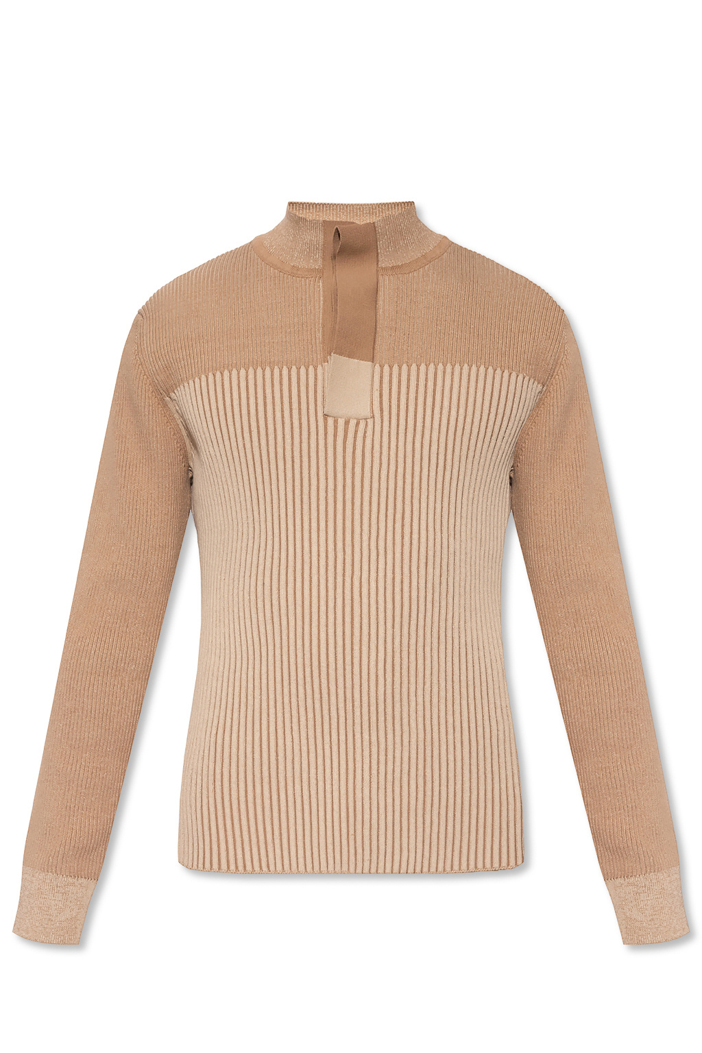 Faded ribbed sweater