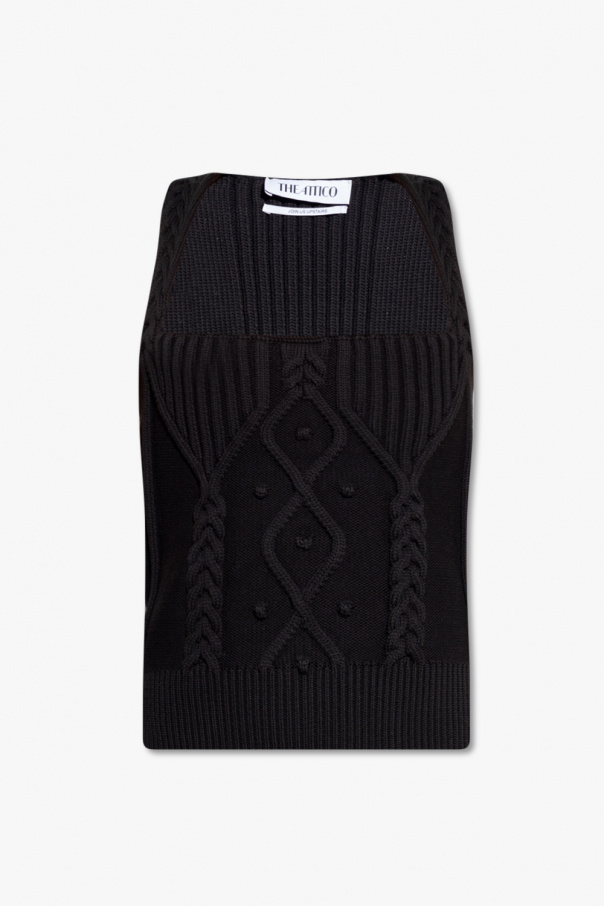 The Attico ‘Sofia’ knit top