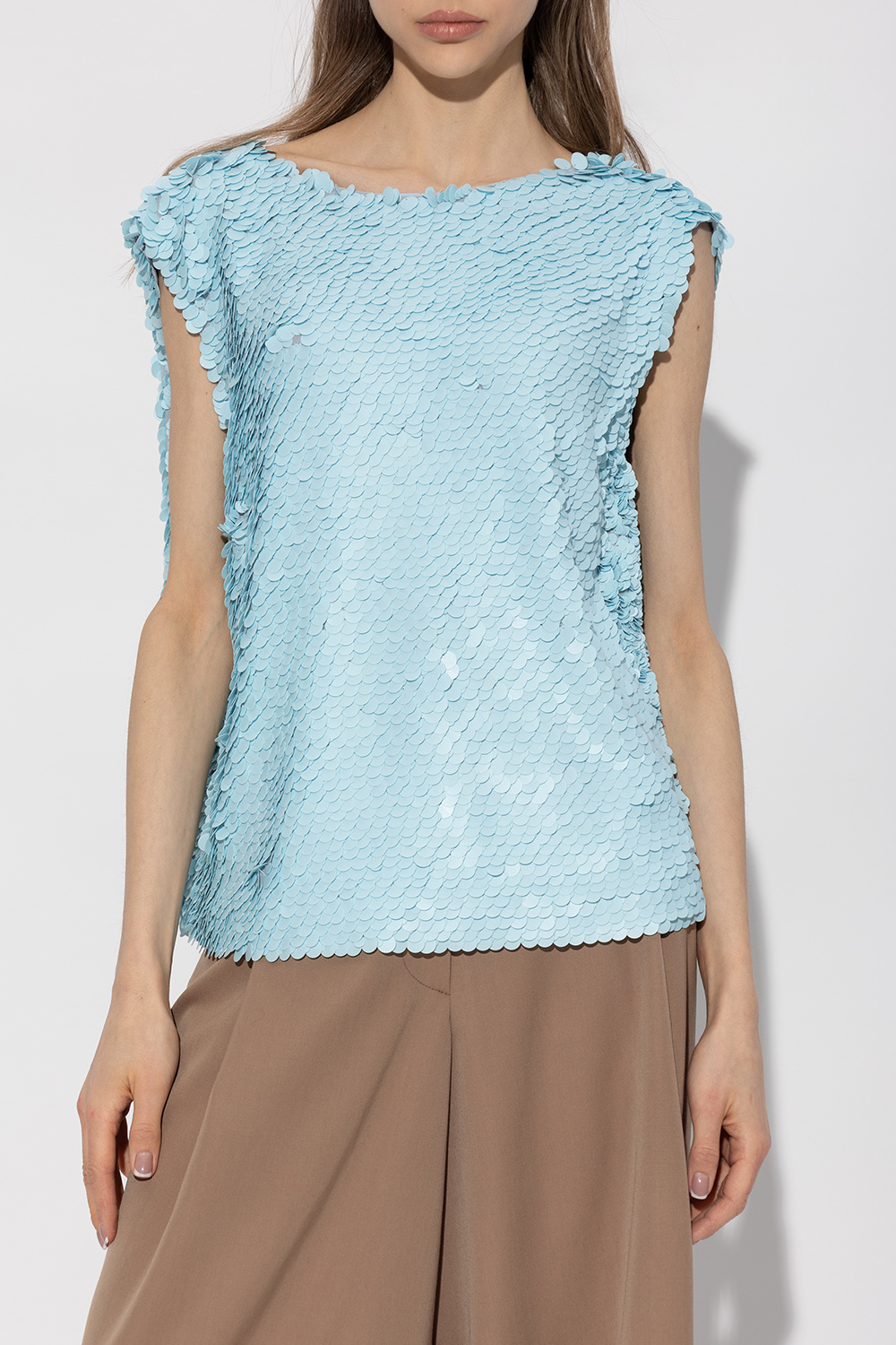 Dries Van Noten Sequinned top