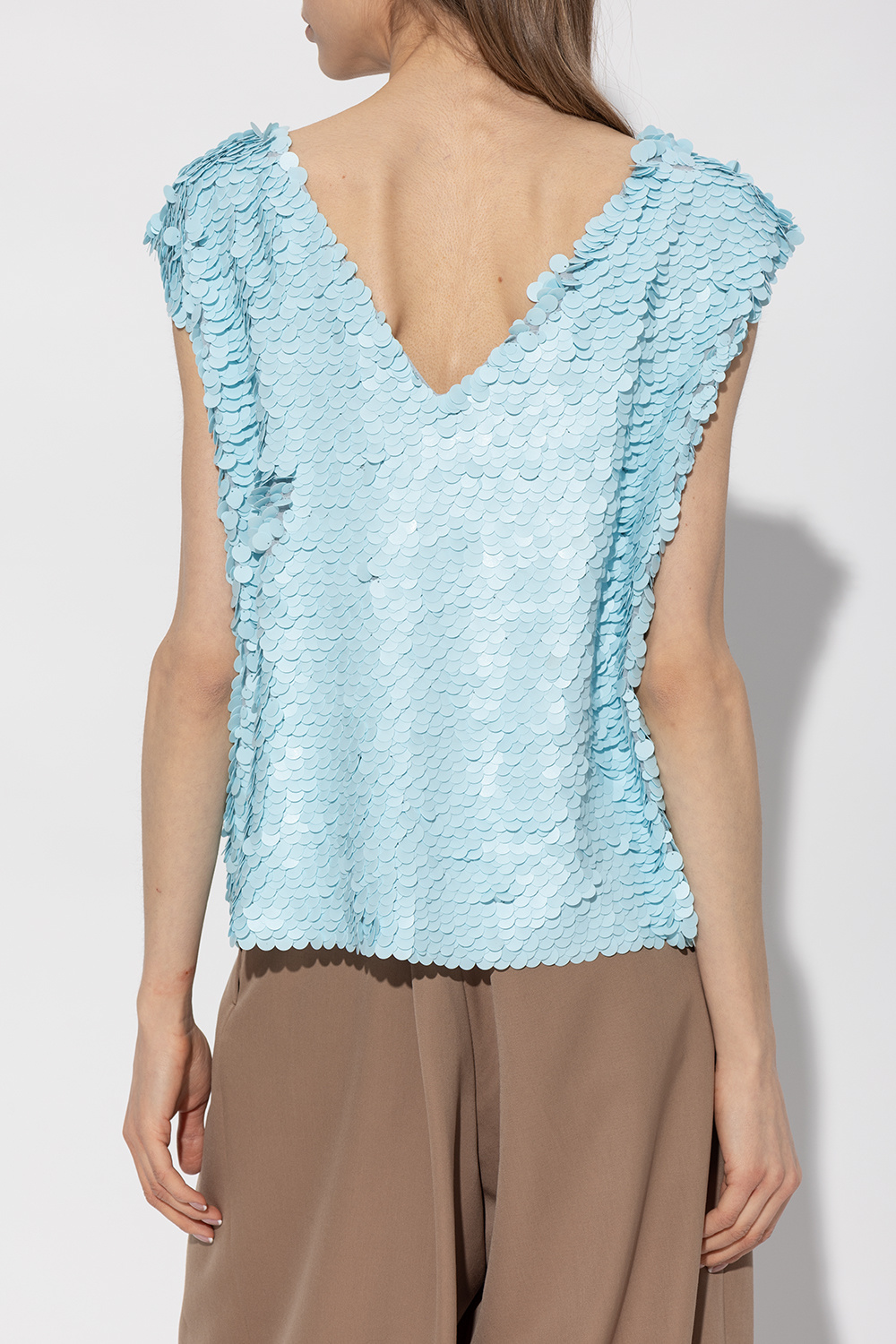 Dries Van Noten Sequinned top