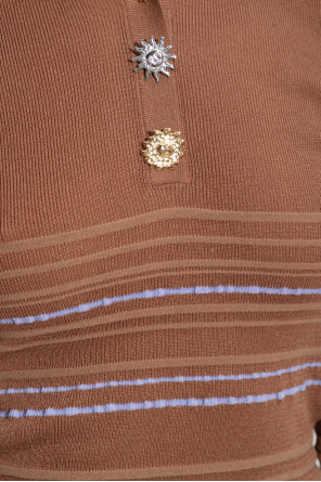 Jacquemus ‘Aouro’ top with decorative buttons