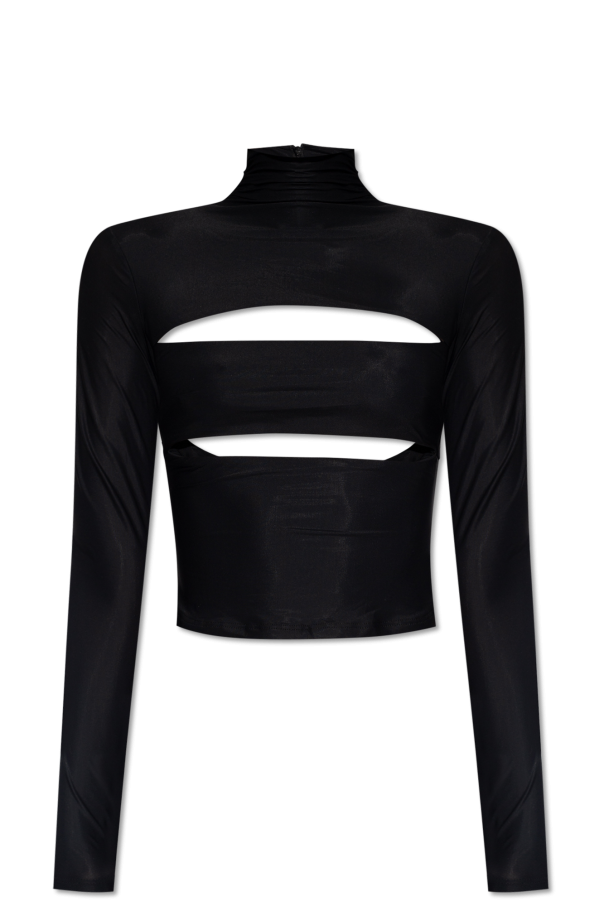 MISBHV ‘Elena’ top with standing collar