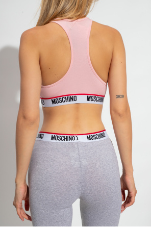 Moschino Cropped top with logo