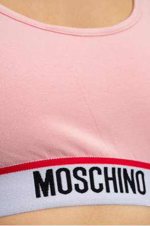 Moschino Cropped top with logo