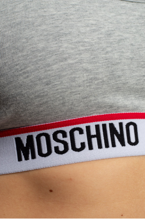 Moschino Krótki top z logo