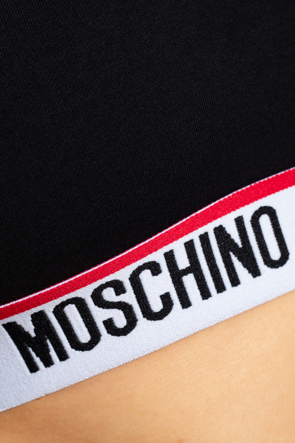 Moschino Krótki top z logo