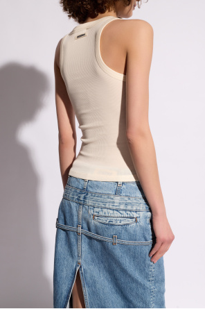 Jacquemus Ribbed sleeveless top