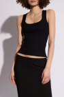 Jacquemus BLACK Ribbed tank top