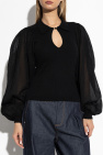 Munthe BLACK Ribbed Top