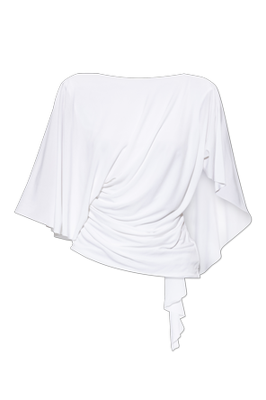 Asymmetric off-shoulder top