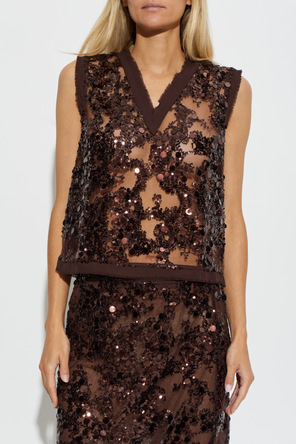 Baum Und Pferdgarten Sequin top
