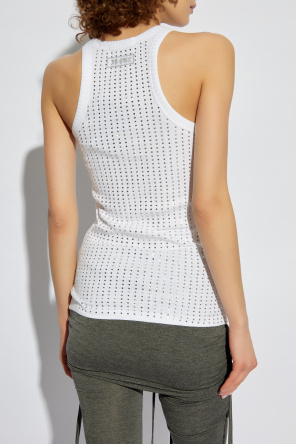 The Attico Top mit dekorativem Abschluss