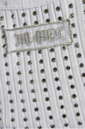 The Attico Top mit dekorativem Abschluss