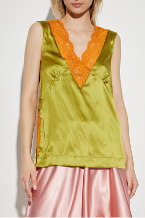 Dries Van Noten Jedwabny top