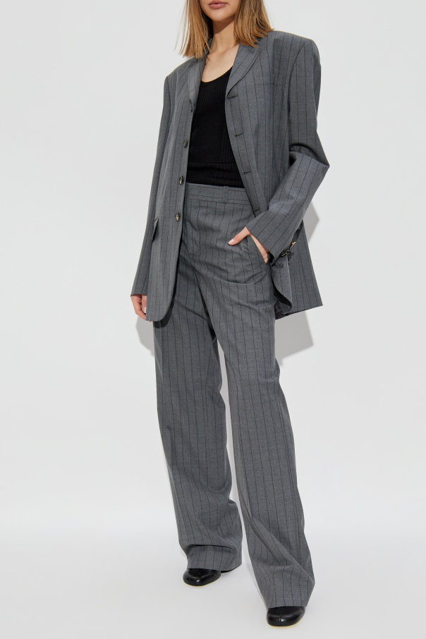 Moschino Top with logo-shaped appliqué