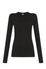 TOTEME BLACK Ribbed top