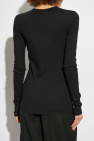 TOTEME BLACK Ribbed top