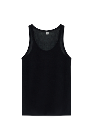 Top with a round neckline