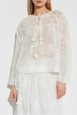 Munthe Tie-front top